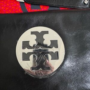 Tory Burch Black and Silver Bag